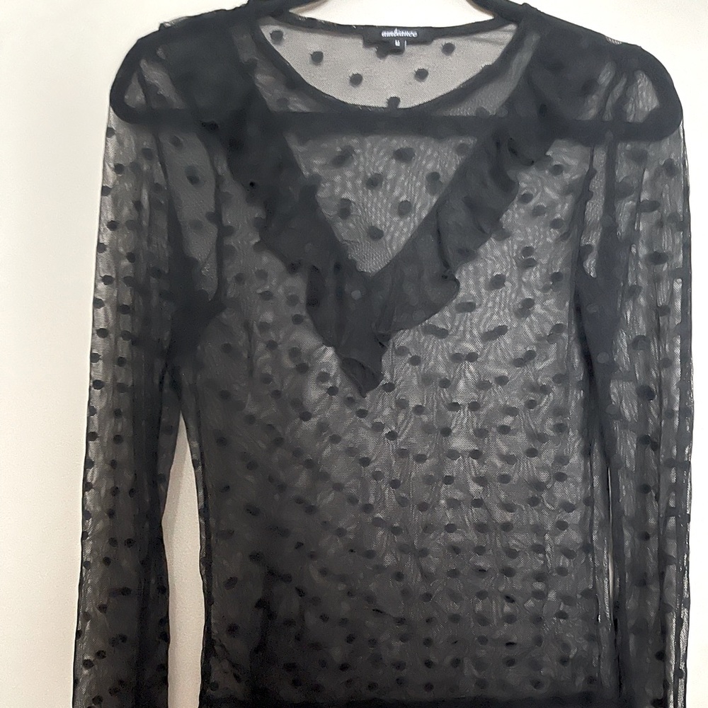 Polka dot blouse